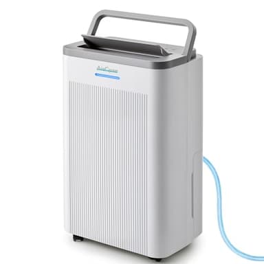 AIRCYAN 1500 Sq.Ft Dehumidifier, Max 32 Pint Quiet Dehumidifier for Bedroom with HEPA Filter Air Purifiers, Dehumidifiers for Basement with Drain Hose,Home,Bathroom,Auto Defrost,Smart Humidity Control
