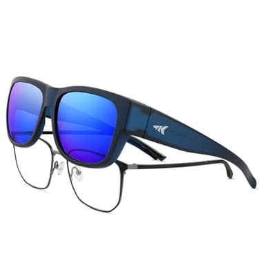 KastKing Chariton Fit-Over Polarized Wrap Around Over Sunglasses for Men and Women, Ideal for Driving Fishing Cycling Running