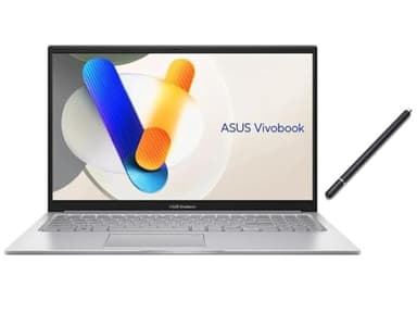 ASUS Vivobook Laptop 15.6" FHD Touchscreen | 10-Core Intel 7 150U | Intel Iris Xe Graphics | Webcam | Backlit |Silver | 16GB RAM | 1024GB SSD | Windows 11 Home | Bundle with Stylus Pen