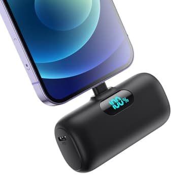 Small Portable Charger for iPhone 14/13,5000mAh PD Fast Charging Power Bank,Mini Battery Pack Portable Phone Charger Travel Essentials for iPhone 14/14 Pro Max/13/13 Pro/12 Pro/11/XS/XR/X/8/7/6 Series