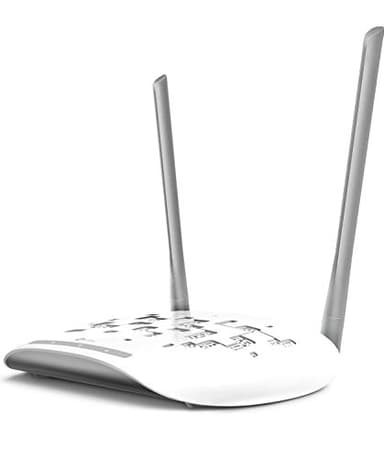 TP-Link WiFi Access Point TL-WA801N, 2.4Ghz 300Mbps, Supports Multi-SSID/Client/Bridge/Range Extender, 2 Fixed Antennas, Passive PoE Injector Included