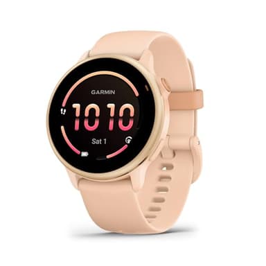 Garmin vívoactive® 6 Health and Fitness GPS Smartwatch - AMOLED Display, Up to 11 Days Battery, Metallic Pink Dawn with Matching Band