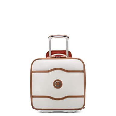 DELSEY PARIS Chatelet 2.0 Softside Luggage Under-Seater with 2 Wheels, Angora, Carry on 16 Inch