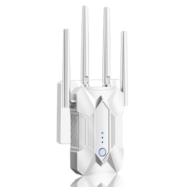 1200M WiFi Extender Signal Booster for Home: 5G/2.4G Internet Repeater Range Covers Up to 12980 Sq.ft and 108+ Devices
