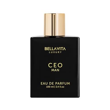 Bellavita Luxury CEO MAN Eau de Parfum | 100 ml (3.4 fl.oz.) | Perfume for Men | Mandarin, Lemon, Lavender, and Vetiver Notes | Long Lasting Men's Fragrance