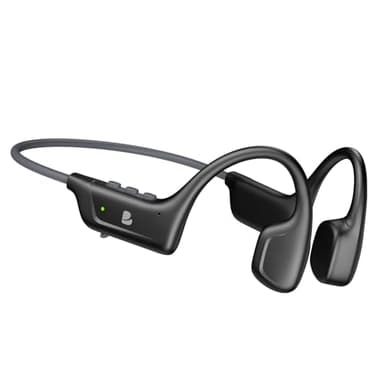 Bayhanc Bone Conduction Headphones, Open Ear Wireless Bluetooth 5.4 Headphones, 10H Playtime, Lightweight Sport Headphones with Mic, Sweatproof Running Headset for Workout Cycling, Black