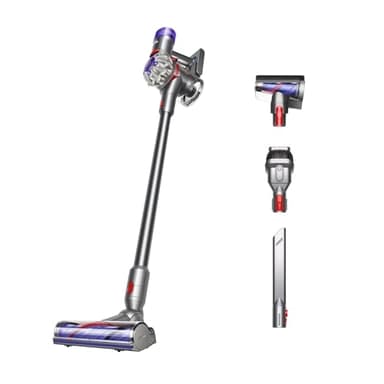 Dyson V8 Cordless Vacuum, Cleans Hard Floors and Carpets, Detangles, Converts to Handheld, 115AW, 2 Power Modes, Up to 40 Minutes¹