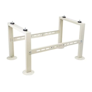 Yarssihha Mini Split Stand for 9000-36000 BTU Air Conditioner Condenser, Outdoor Adjustable Heat Pump Stand, Heavy Duty Ground Stand