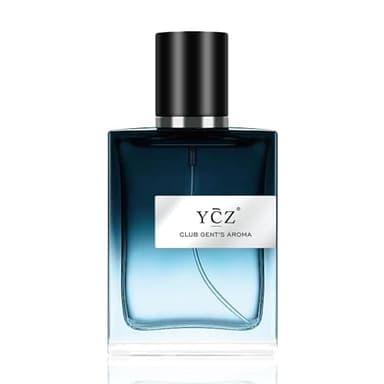 Ycz CLUB GENT'S AROMA, 1.7oz(50ml), Man Perfume, Nightclub Essential Fragrance, Long Lasting Cologne for Men with Aromatic Woody Notes of Aldehyde, Ginger, Mint, and Lemon