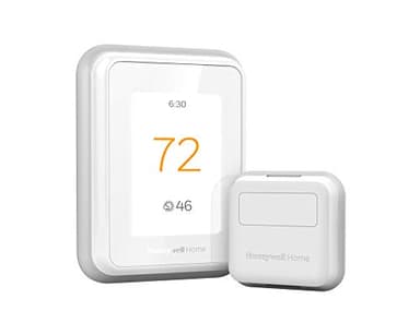 Honeywell Home T9 WiFi Smart Thermostat with 1 Smart Room Sensor, Touchscreen Display, White