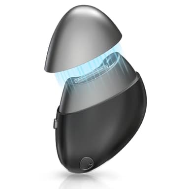 Electric Nail Clipper, Upgraded Toe Nail Clippers with Replacement Blade Heads, 2 Speeds, Magnetic Cover, Type-C Rechargeable, Automatic Electric Nail File for Thick Toenails, Adult, Seniors (Black)