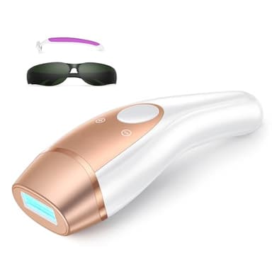 IPL Laser Hair Removal for Women, 21J Energy 99% Hair Reduction In 2 Sessions, 41°F Ice-Cooling Contact for Painless Hair Removal, At-Home Hair Removal Device for Legs, Armpits, Facial, Bikini Line