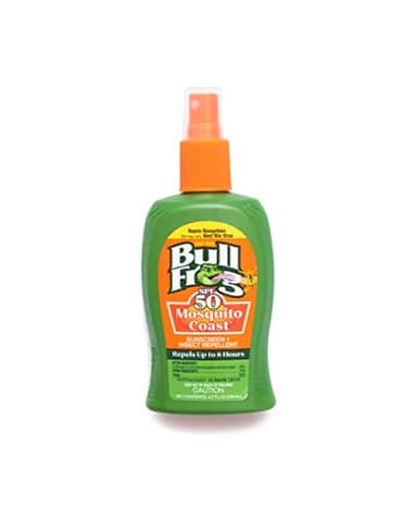 Bullfrog Mosquito Coast Bug Spray Insect Repellent + Sunscreen SPF 50, Pump Spray 4.7 Fl Oz