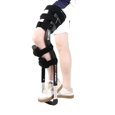 HXQWDQL Non-Weight Bearing Hands Free Knee Crutch for Adults, Adjustable Lightweight Padded Knee Support Mobility Aid, Alternative to Crutches & Knee Scooters for Lower Leg Injury Recovery