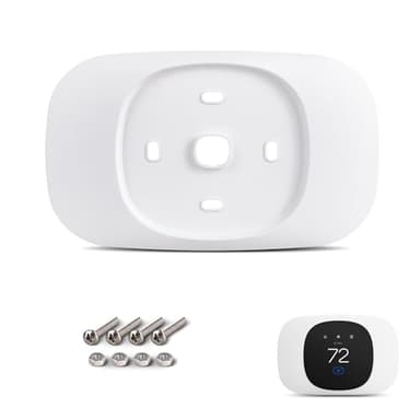 CERCGVEL 1/2 Packs Trim Plate ONLY Compatible with ecobee Smart Thermostat Essential, Wall Plate Bracket Cover, Programmable Thermostat Accessory, Practical Kit, Bracket Mount Cover (1 Pack)
