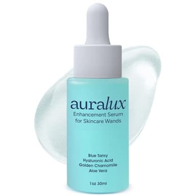 Red Light Therapy Activation Serum for Face and Neck - for Facial Wand, Red Light Therapy & Microcurrent Facial Device - Natural Formula - Blue Tansy, Hyaluronic Acid, Golden Chamomile, Aloe Vera