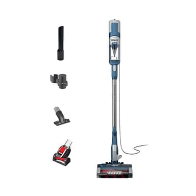 Shark HZ3002 Stratos Ultralight Corded Stick Vacuum with DuoClean PowerFins HairPro, Self-Cleaning Brushroll, & Odor Neutralizer Technology, Navy