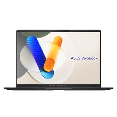 ASUS Vivobook S 14 OLED Slim Laptop, Intel Core Ultra 9 185H, 16GB, 1TB SSD, Fast Charging, RGB Keyboard, Thunderbolt 4, Neutral Black, S5406MA-AS96, Intel Evo Edition