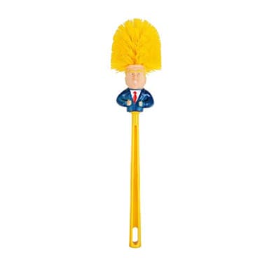 Funny Toilet Brush,Prank Toilet Brush Cleaner, Funny Toilet Scubber,Make Toilet Great Again, Commander in Crap (Thumb Up Toilet Brush)