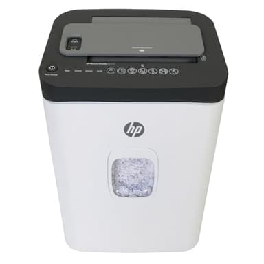 HP - Paper Shredder Micro Cut, 150-Sheet Auto Feed, Shreds Credit Cards & Staples, Heavy Duty Paper Shredder for Home Use with 7.4 Gallon Basket
