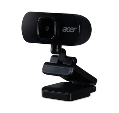 acer Full HD USB Streaming 2MP Webcam | 1080P HD | 360° Rotation | Digital Microphone | Plug & Play for Desktop or Laptop PC | Stream for Zoom, Skype, Facetime, YouTube | Conference Calls & MS Teams