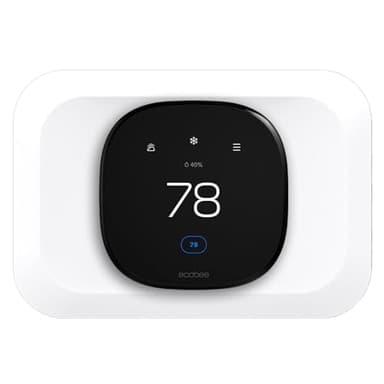 Wall Plate Cover Compatible with New 2022 Ecobee Smart Thermostat Premium & 2022 Ecobee Smart Thermostat Enhanced, Programmable WiFi Thermostat Accessory, White