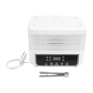 NOENNULL Food Freeze Dryer 5 Layer 160W Electric Dehydrator Machine with 1-72 Hour Digital Timer and Temperature Control for Fruits Vegetables Meat Snacks (US Plug 110V)