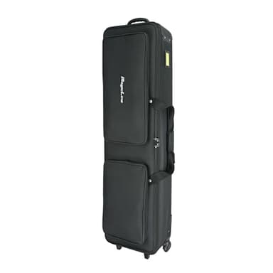 MagicLine Hard Shell Rolling Keyboard Case 52.4"x13.4"x6.7" for 88 Note Keyboards and Electric Pianos, 88 Key Keyboard Rigid Case Bag with Wheels