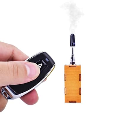 Mini Handheld Fog Machine, Wireless -Controlled Smoke Machine for Filming Battery Powered, Shooting Videos, Outdoor Activities,Effects, Cosplay, and Airflow Testing (Small)