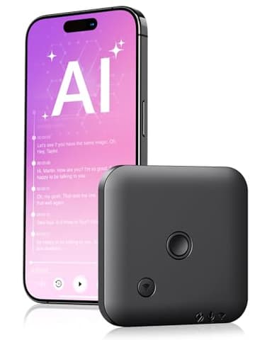 FoCase Note AI Voice Recorder, Transcribe & Summarize, Translation, APP Control with Chat GPT, Magnetic, 64GB Memory, Support 112 Languages, Audio Recorder for Phone Calls, Lectures, Meetings