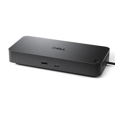 Dell Pro Dock WD25 - USB Type-C with DP Alt Mode Connector, DisplayPort/HDMI/USB 3.2 Gen2 Connectivity, Up to 100-Watt Power delivery - Black