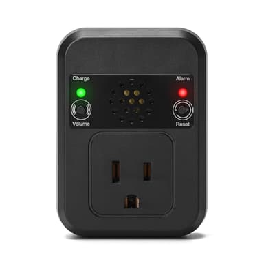Power Failure Alarm for Freezer, Briidea Power Outage Alert with LED Indicator Lights and 80-120dB Adjustable Alarm, Perfect for Monitoring Refrigerators Freezers & Sewage