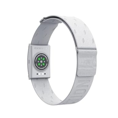 COROS Heart Rate Monitor, Comfort, Easy to wear, Auto-wear Detection, Advanced Sensor, Precise Data, Bluetooth, 38 Hours Battery Life, Connects up to 3 Devices at Once, for Run and Bike-Grey