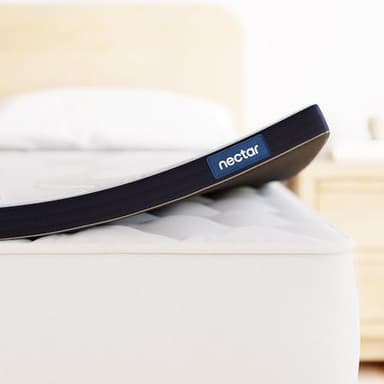 Nectar Soft Mattress Topper - King - 2" Gel Memory Foam Mattress Topper - Breathable & Comfortable - Back Pain Relief