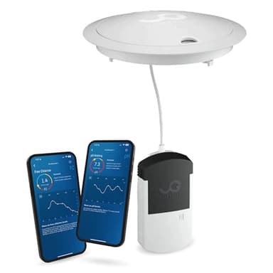 WaterGuru SENSE S2E-PS Smart Pool & Hot Tub Monitor – Remote Digital Water Tester with AI Dosing, MultiPool Monitoring, Automated Daily Testing & Data Logging for Residential & Vacation Property Pools