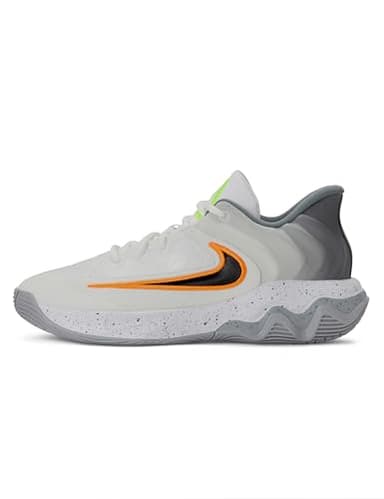 Nike Men's Giannis Immortality 4 Basketball Shoes, White/Black-Volt-Wolf Grey, 12