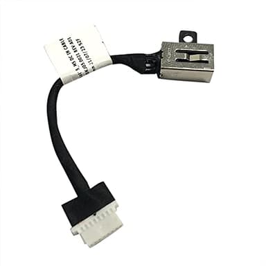 Zahara DC Power Jack Cable Charging Port Replacement for Dell Inspiron 7506 2-in-1 P97F 450.0K305.0021 0vgyc4 vgyc4 (Black)
