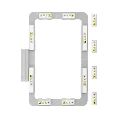 Sew Tech Magnetic Embroidery Hoop for Brother Innovis NQ1700E NQ1600E NQ3600D NV880E Dream Machine 2 XV8550D VE2200 Luminaire XP2 XP3 VM5200 Stellaire XE1 XJ1 Machine, 6"x10" Mighty Snap Magnet Frame