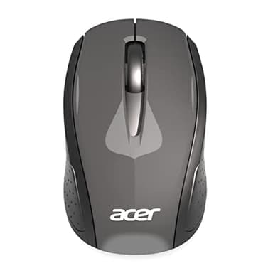 Acer RF Wireless Mouse (Gray/Black), Works with Chromebook, with USB Plug and Play for Right/Left Handed Users (for Chromebooks, Windows PC & Mac)