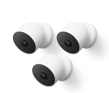 Google Nest Nest Cam 2 Megapixel Outdoor Full HD Network Camera - Color - 3 Pack, Motion Only