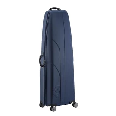 Samsonite 6850 Golf Hard Sided Travel Cover Case, Lightweight & Durable ABS Shell, 4 Spinner Wheels for Easy Maneuverability, Blue