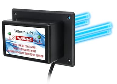 Air Scrubber Üν Light for HVAC System Dual Lamp 24w Power Consumption,110V Work Around The Clock, Two Lamps