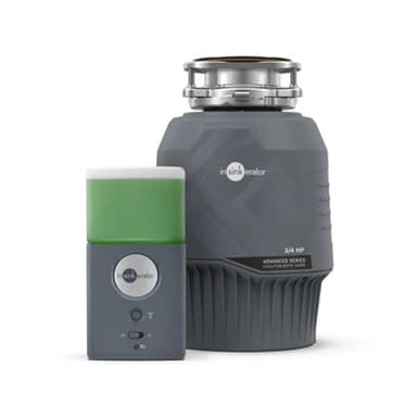 INSINKERATOR Evolution Septic Guard 3/4 HP Garbage Disposal, Advanced Series EZ Connect Continuous Feed Food Waste Disposer and INSINKERATOR BOOST System with Septic Guard