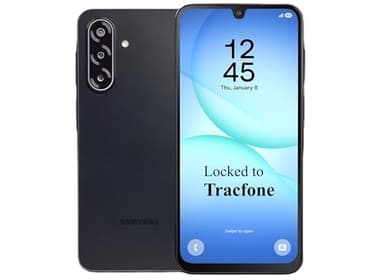 Tracfone Samsung Galaxy A17 5G, 128GB, Black - Prepaid Smartphone (Locked to Tracfone) - 6.7" Super AMOLED 90Hz Display, 50MP Triple Camera with OIS, 5,000mAh Battery, 4GB RAM, Android 16