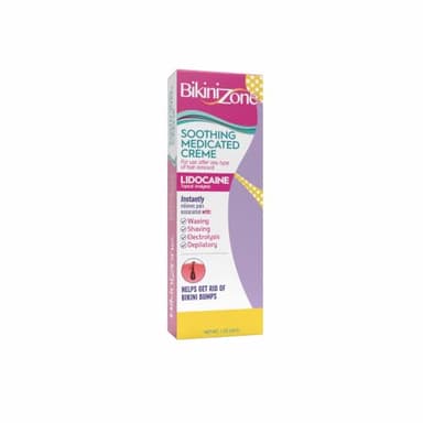 Bikini Zone Medicated After Shave Crème with Lidocaine, 1 oz, 1 Pack
