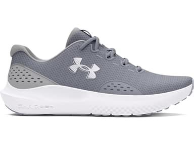 Under Armour Men's Charged Surge 4, (101) Steel/Mod Gray/White, 12, US