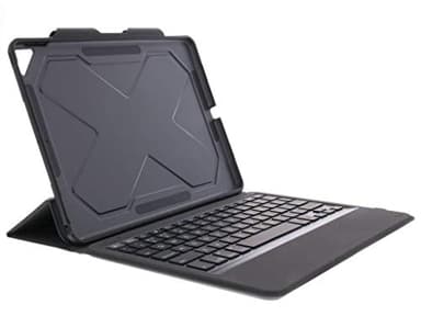 ZAGG Rugged Messenger for iPad Pro 10.5" & Pad Air 10.5" (Gen 3) - 7 Color Backlit Case and Bluetooth Keyboard - Black