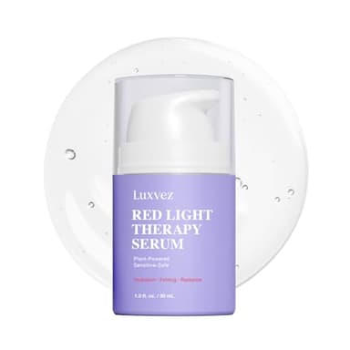 Red Light Therapy Activation Serum for Face – Hydrating & Firming Booster for LED Red Light Devices – Anti-Aging Green Tea Serum with Niacinamide, Hyaluronic Acid, Peptides & Collagen – 1 fl oz