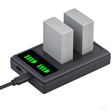 Pickle Power NB-10L Battery 2 Pack and LED Dual Charger for Canon PowerShot G15, G16, G1X, G3X, SX40 HS, SX40HS, SX50 HS, SX60 HS Digital Camera