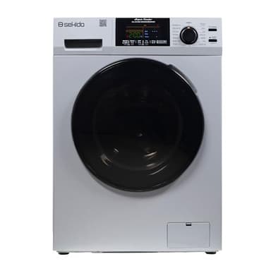 Sekido All-in-One Washer Dryer VENTLESS/VENTED PET cycle 1.62cf/15lbs 110V (Silver)